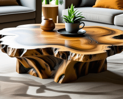 Réaliser une table basse en papier mâché structurel