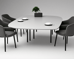 Concevoir une salle à manger dans une valise