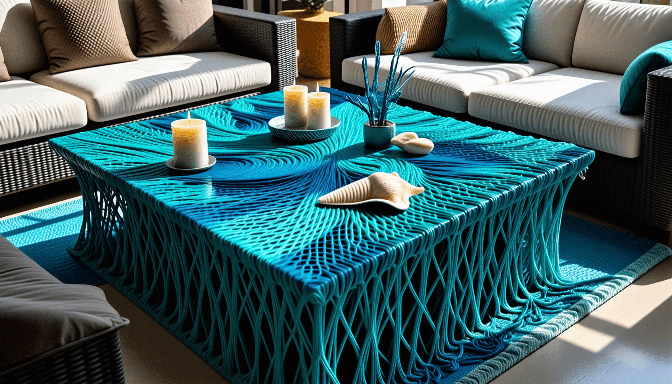 découvrez comment créer une table basse unique et écologique en recyclant des filets de pêche. un tutoriel diy simple pour donner une seconde vie à des matériaux marins et sublimer votre intérieur avec une pièce originale et durable.